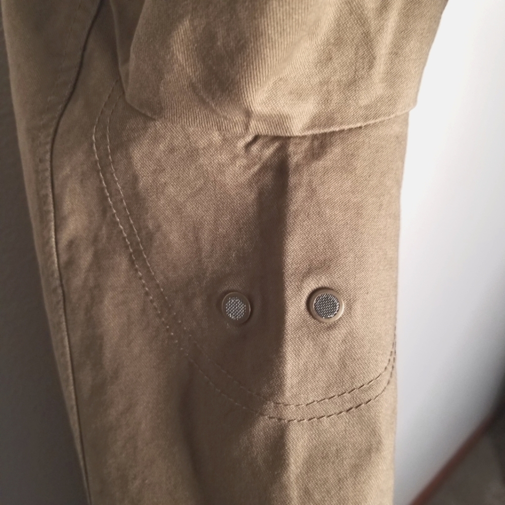 Jeep Outfitters 100% cotton Weather Repellent tan Jacket blazer L - Picture 7 of 9